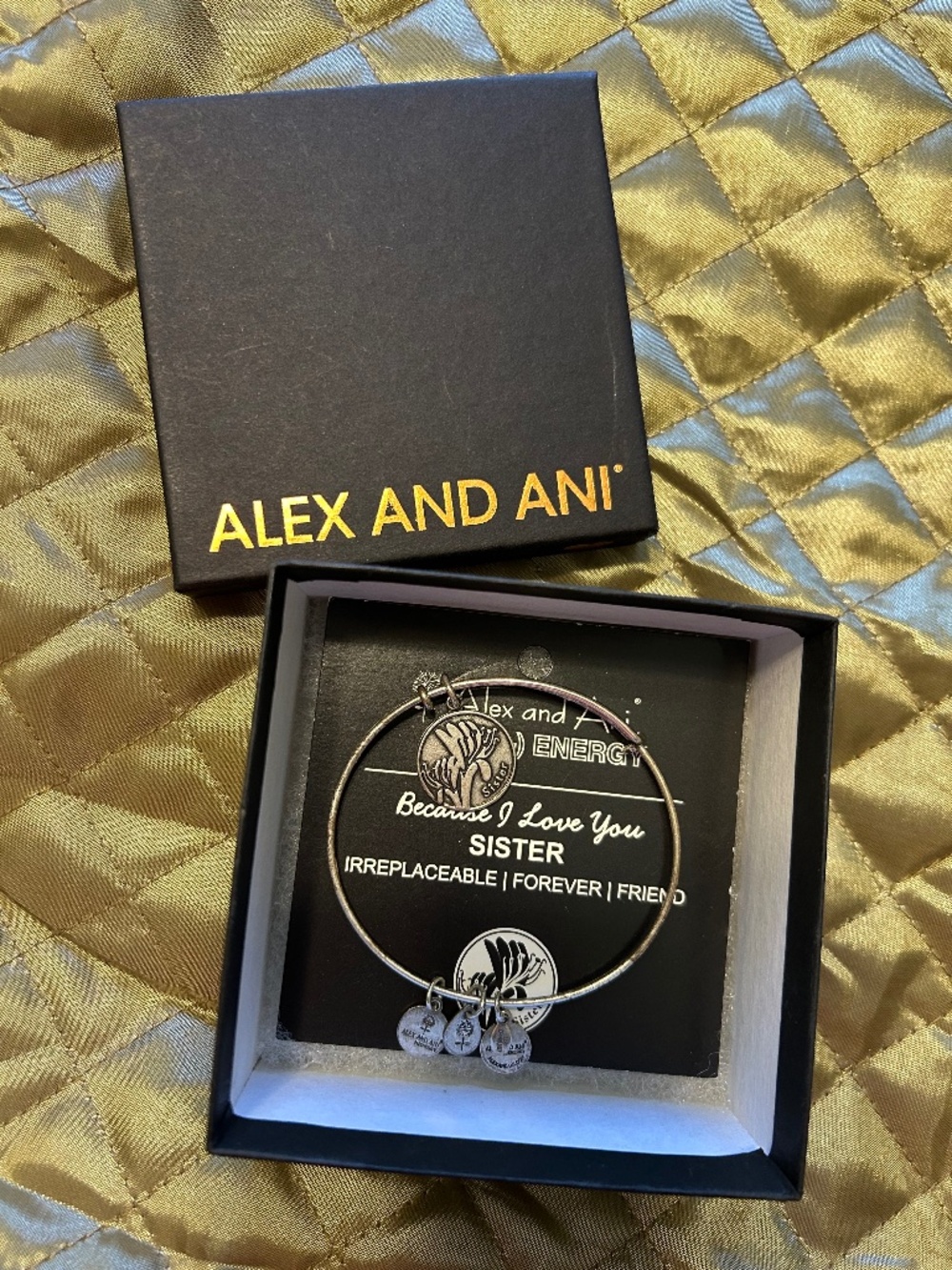 Alex and Ani sister bracelet